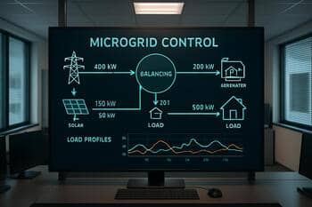 Mikro-şebeke kontrol panosu; yük profilleri