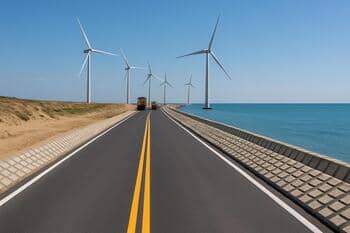 Kıyı erişim yolu; stabilize kaplama ve işaretlemeler