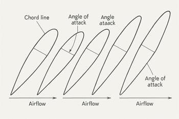 Profil seti: farklı hücum açıları için kanat kesitleri