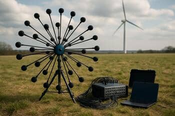 Akustik harita: ölçüm noktaları ve izo-dB eğrileri