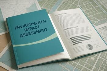 ÇED raporunun baskı kopyası ve plan paftaları